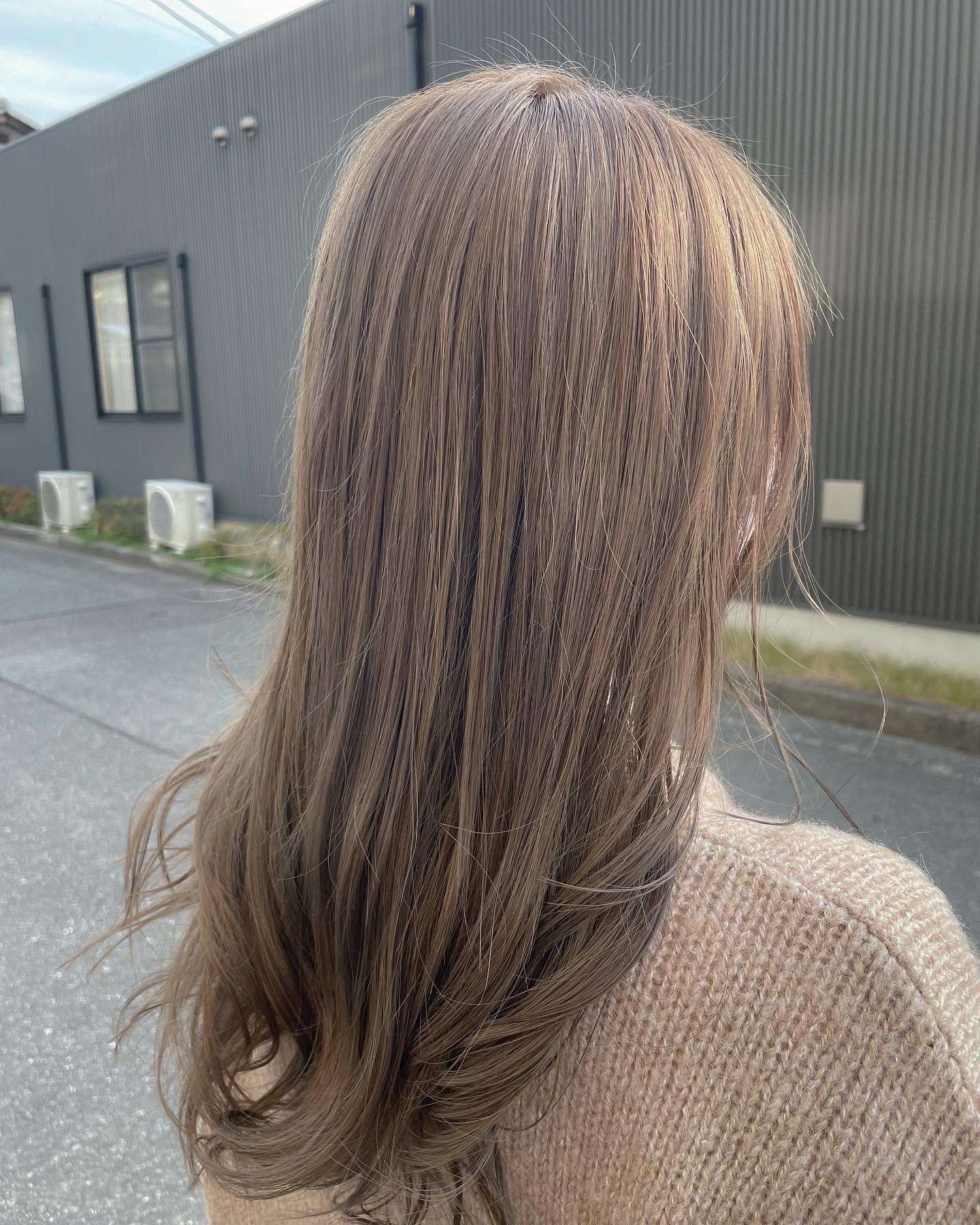 ワンブリーチで出来るミルクティーベージュ